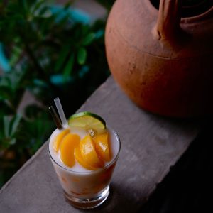 Peach Fruit Milk Tea