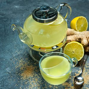 Lemon Ginger Warm Tea