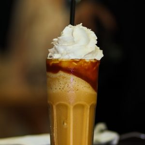 Salted Caramel Iced Chocolate
