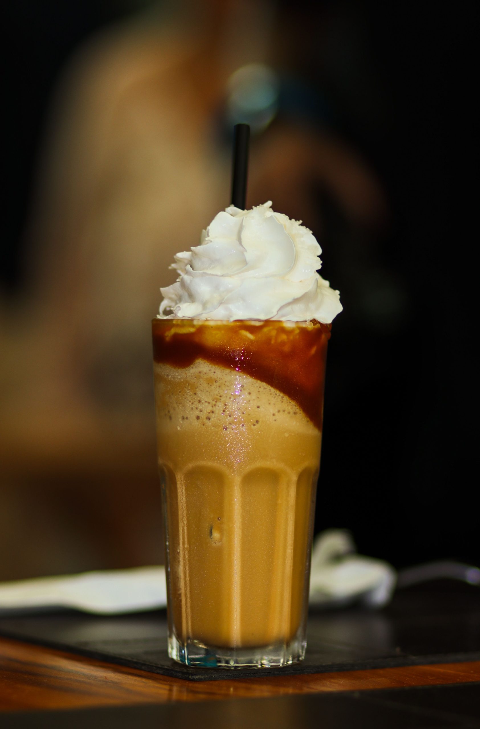 Salted Caramel Iced Chocolate