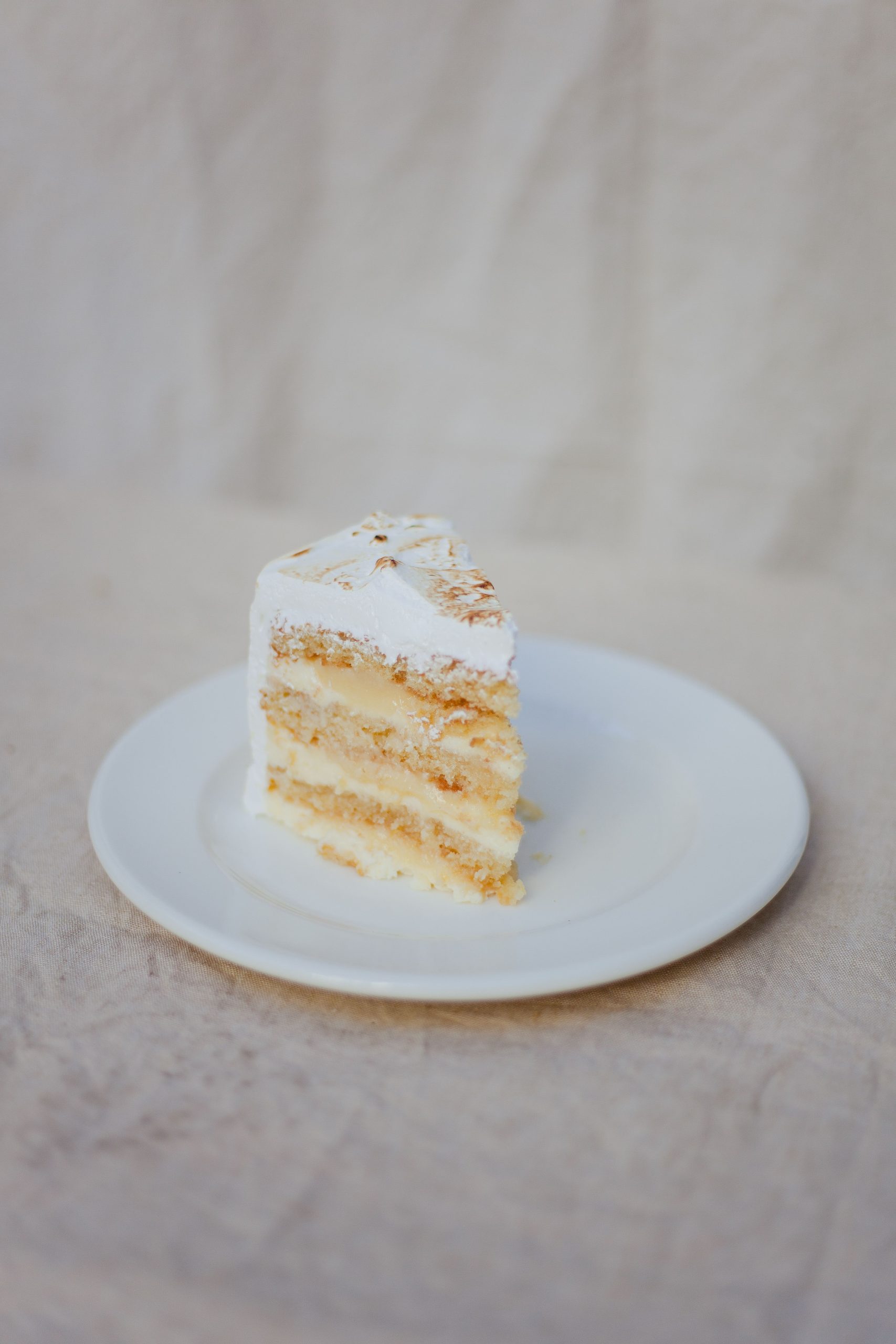 Vanilla Layer Slice Cake